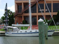 Picture of ARGO at Bridge Harbor Marina, Freeport, TX, Memorial weekend 2002